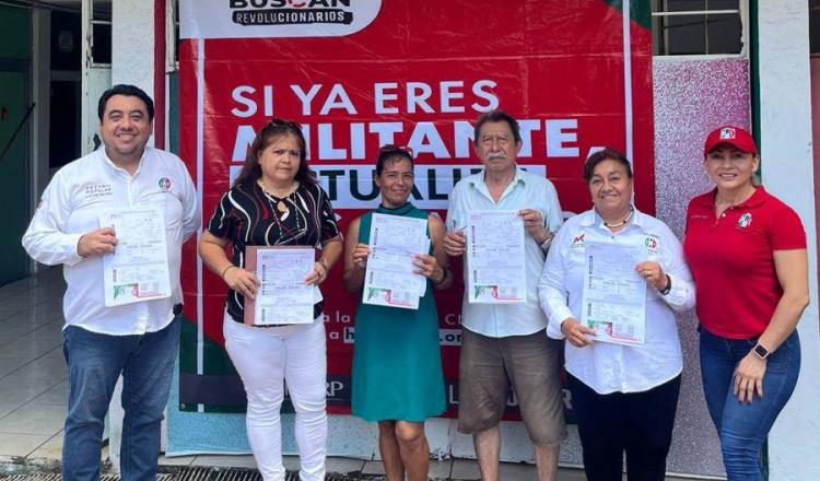 Participa PRI Tabasco en la Jornada Nacional de Afiliación