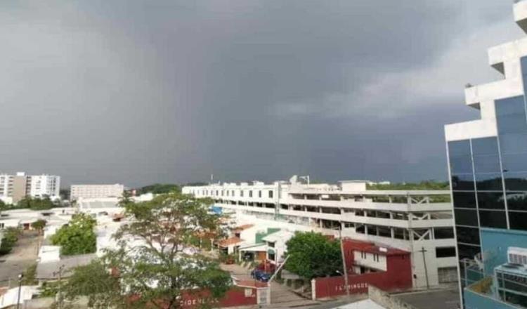 Se espera inicio de semana con lluvias ligeras de hasta 25 mm en Tabasco