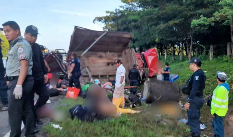 ¡Tragedia en Chiapas! Mueren 10 migrantes cubanos en la Pijijiapan-Tonalá