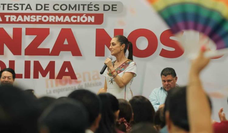 Asamblea de Sheinbaum en Villahermosa el domingo será en Plaza de Armas