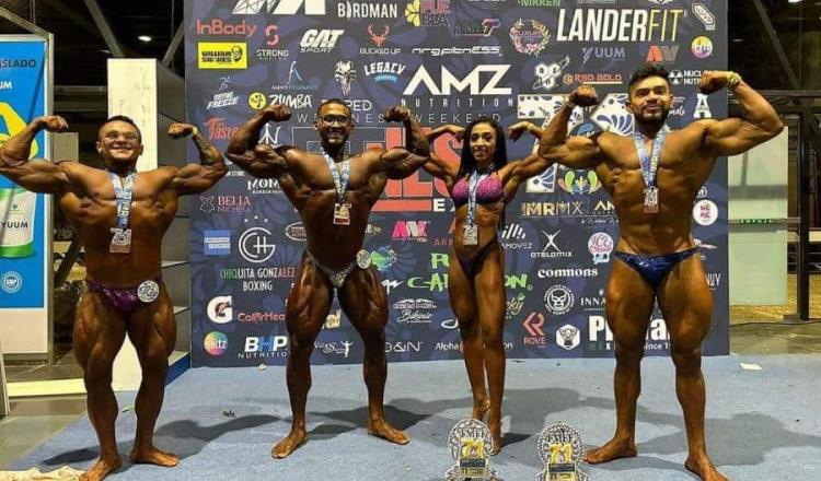 3 tabasqueños consiguieron primer lugar en Mr. México 2023 de fisicoconstructivismo y fitness