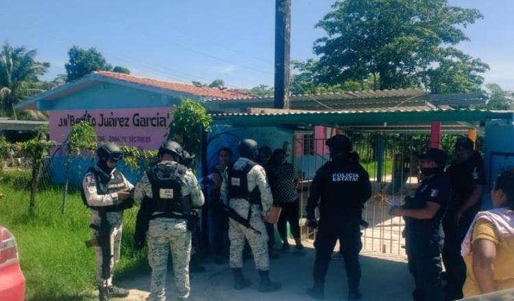 Activa Guardia Nacional y SSPC operativo disuasivo en Macuspana tras hechos delictivos