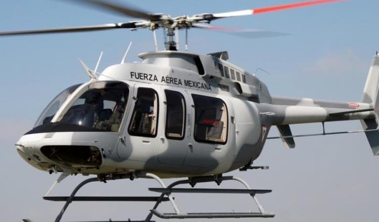 Se desploma helicóptero de la Fuerza Aérea Mexicana en Durango