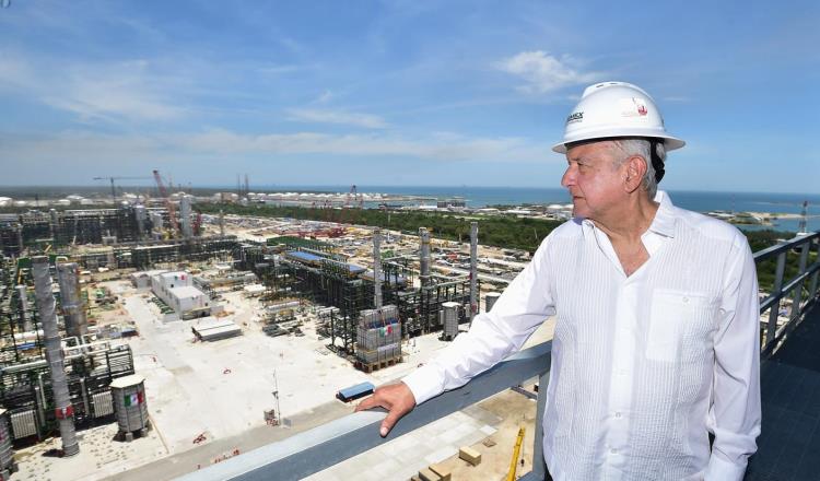 AMLO estará el fin de semana en la refinería Olmeca y Villahermosa