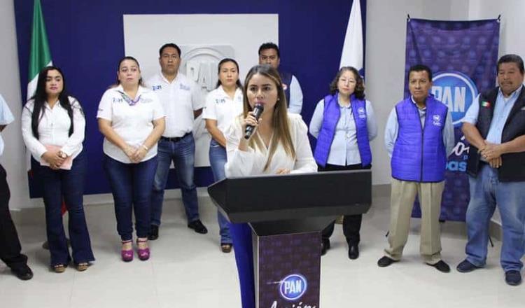 Interpone PAN queja ante INE contra Sheinbaum por actos anticipados de campaña en visita a Tabasco