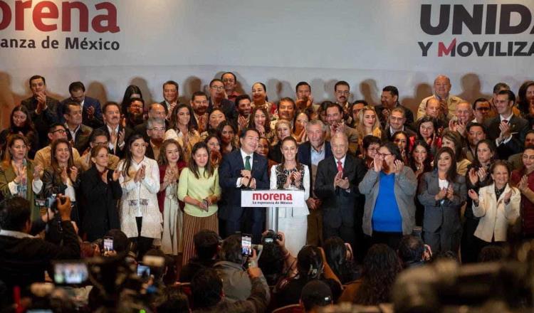 Celebra dirigencia de Morena en Tabasco firma del acuerdo de unidad de los 5 aspirantes a la Coordinación Estatal de Defensa