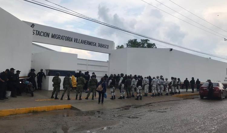 Niega INM vigilar a migrantes en Tabasco con armas de fuego