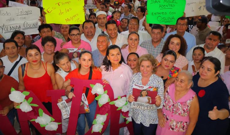 Morena se fortalece organización, unidad, movilización y suma, dice Osuna desde Jalapa