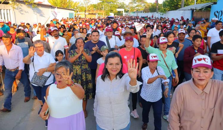 La suma es la fortaleza para continuar con la transformación, dice Osuna desde Nacajuca