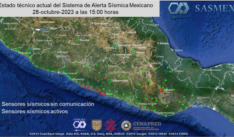 Restablecen 19 de 26 sensores sísmicos en Guerrero tras Otis