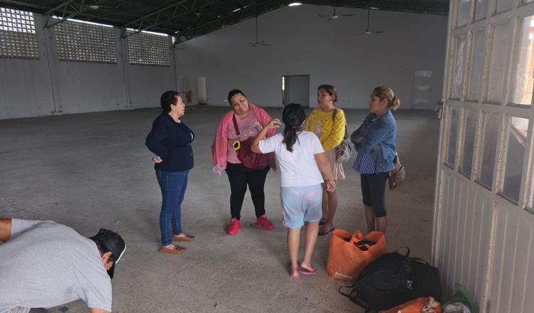 Habilita Paraíso primer refugio en Puerto Ceiba con 4 personas afectadas
