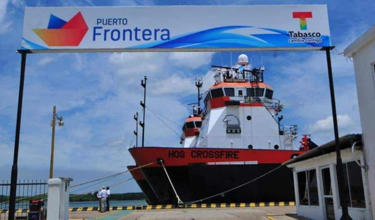 Por fenómenos meteorológicos, cierran puerto de Frontera