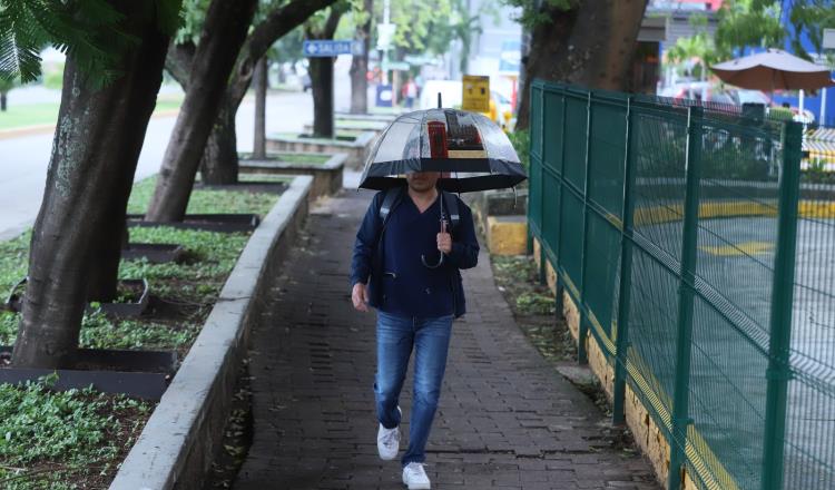 Seguirán lluvias este lunes en Tabasco, de hasta 50 mm