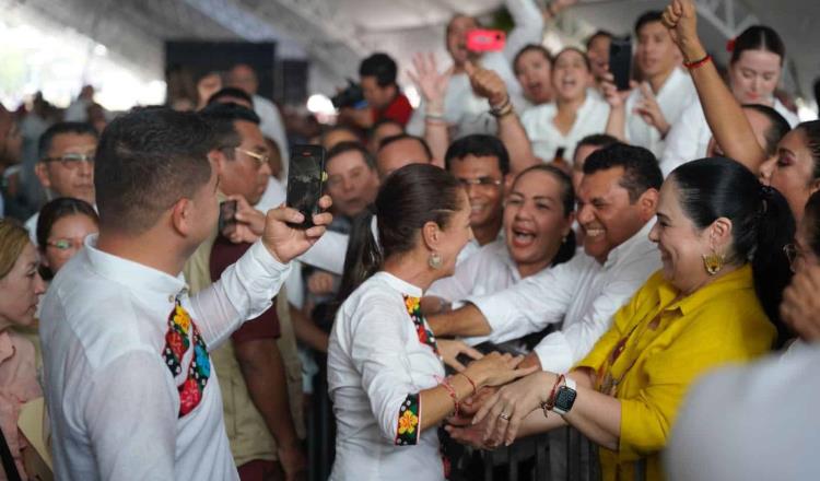 Sheinbaum visitaría Tabasco el 16 de marzo