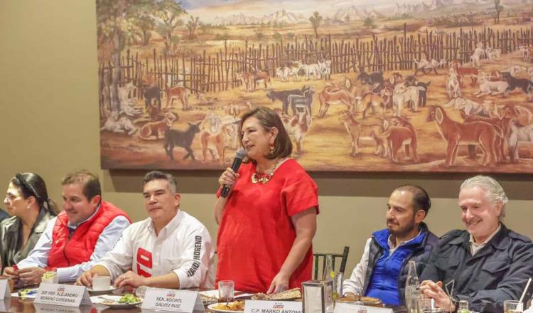 "Le dieron el bastón, pero claramente no el mando", dice Xóchitl a Sheinbaum