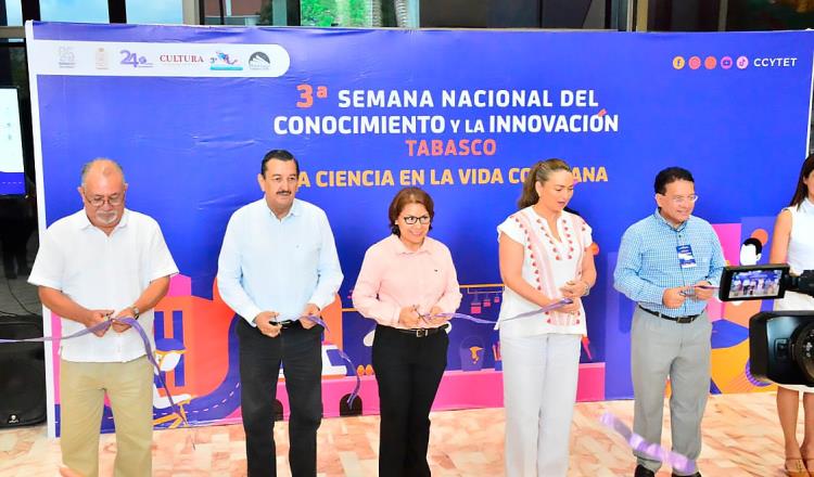 Inauguran tercera Semana Nacional de Conocimiento y la Innovación en Tabasco