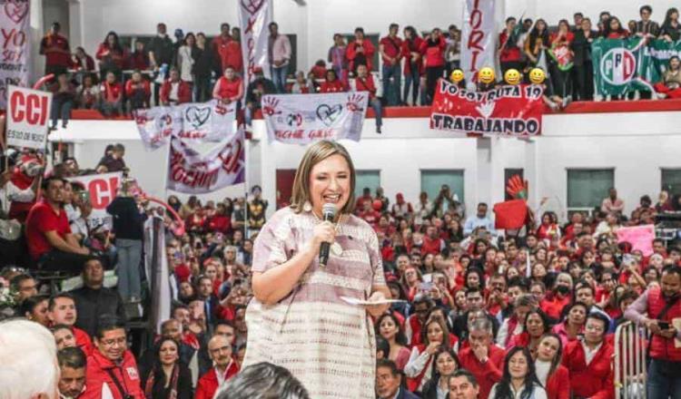 "Yegua que alcanza gana", advierte Xóchitl a Sheinbaum y Morena