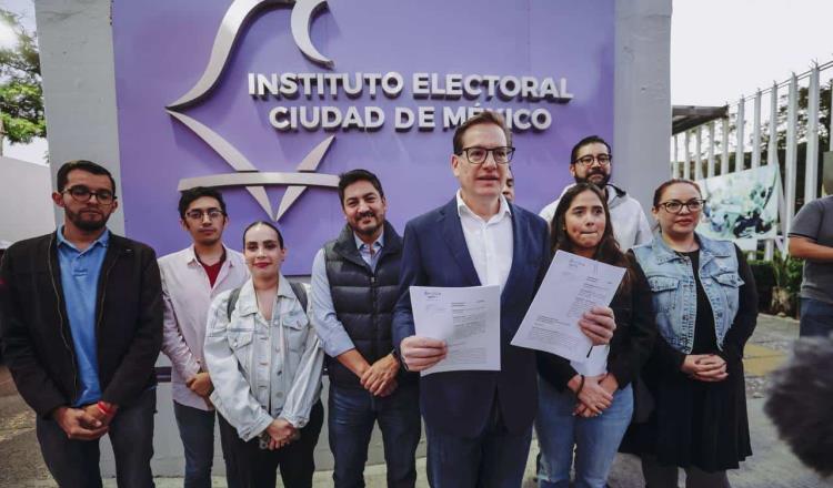 MC denuncia a Harfuch y Clara Brugada por actos anticipados de precampaña