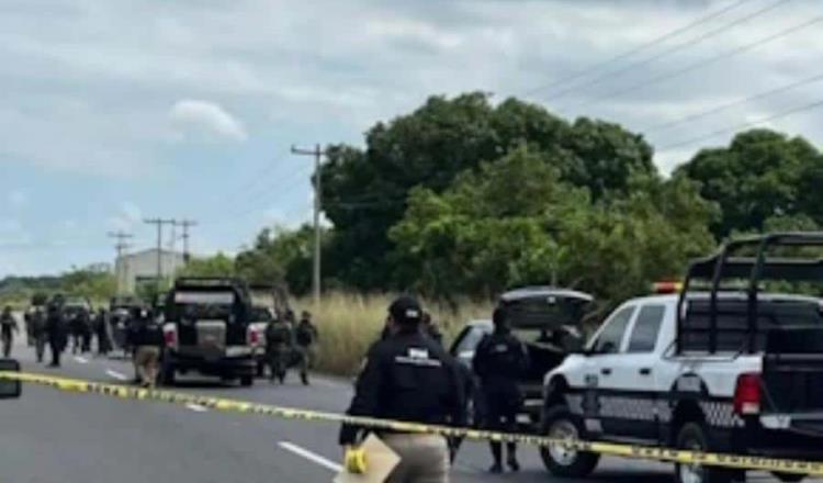 Elementos de SSP se enfrentan a balazos contra presuntos delincuentes en la Santa Fe-Paso del Toro, Veracruz