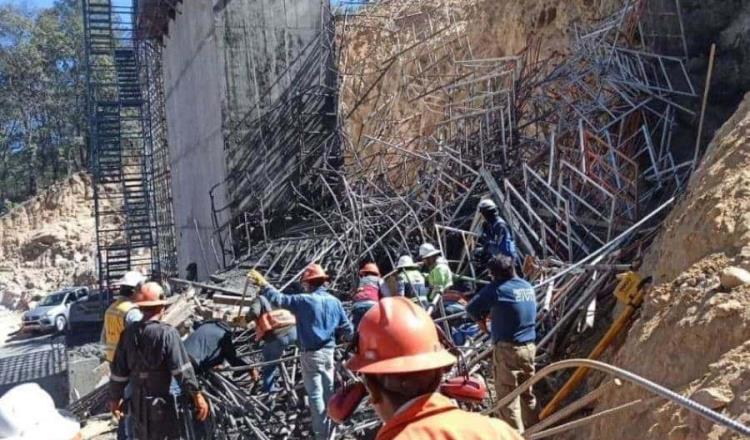 Mueren 5 obreros por desplome de andamio en Hidalgo