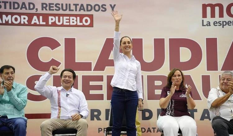 En inicio de precampaña, Sheinbaum pide recordar a jóvenes lo que fue el periodo neoliberal