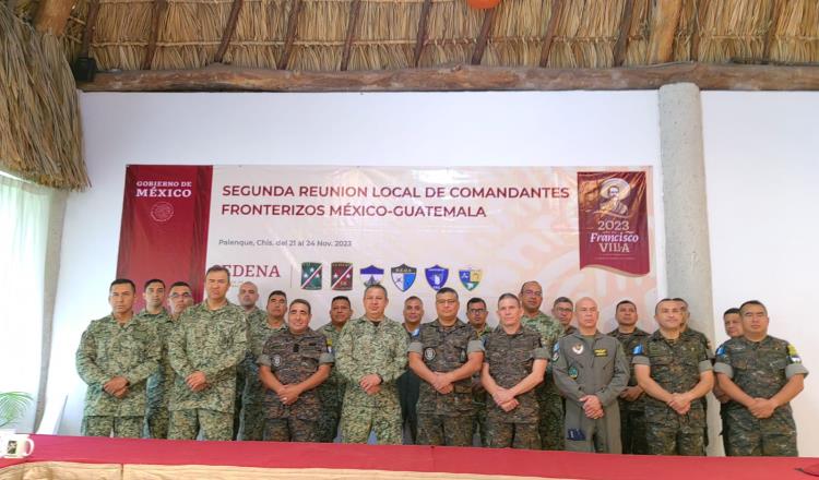 Sedena y Ejército de Guatemala realizan Reunión de Coordinación de Comandantes Militares Fronterizos