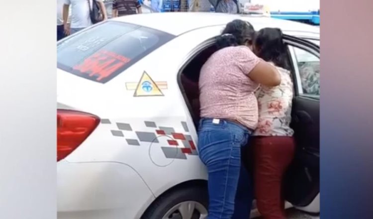 ¡Atrapado! Mujer confronta a hombre con golpes e insultos en pleno centro de Villahermosa