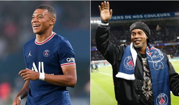 Mbappé tiene todo el potencial de ganar el Balón de Oro: Ronaldinho