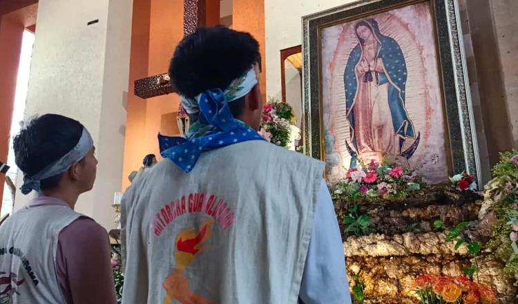 Fervor Guadalupano llega a la Catedral del Señor de Tabasco