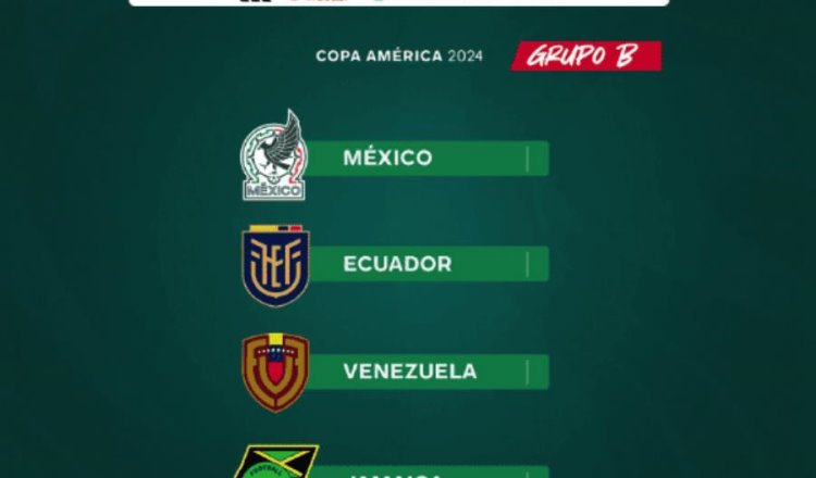 Ecuador, Venezuela y Jamaica serán rivales de México en fase de grupo