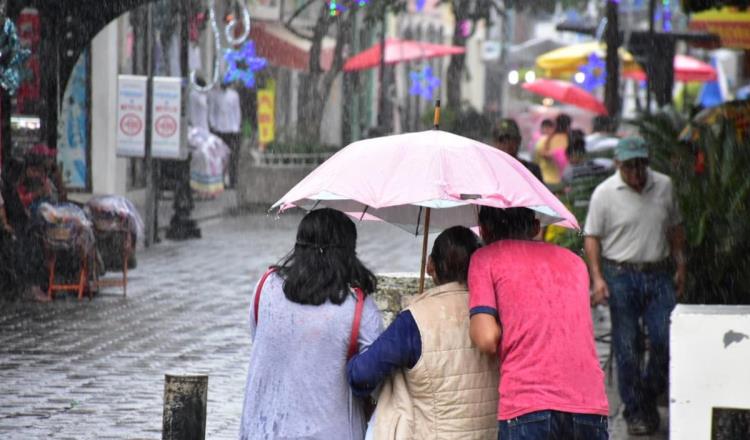 Lluvias intensas de 150 a 250 mm se esperan para este domingo en Tabasco