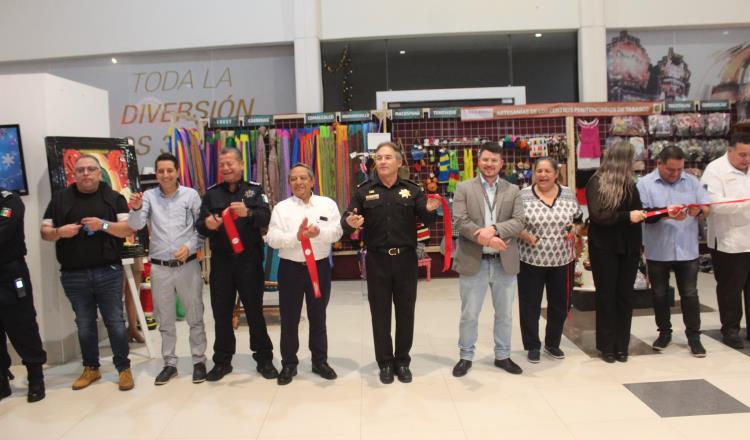 Inauguran segunda Expo navideña penitenciaria en plazas de Villahermosa