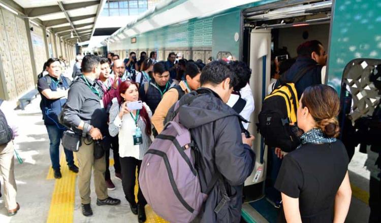 Sedena justifica retraso en primer viaje del Tren Maya; pasajeros no llegaban, dice