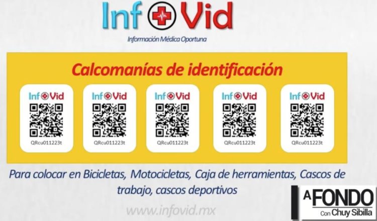 En febrero lanzan al mercado código QR que Salva vidas