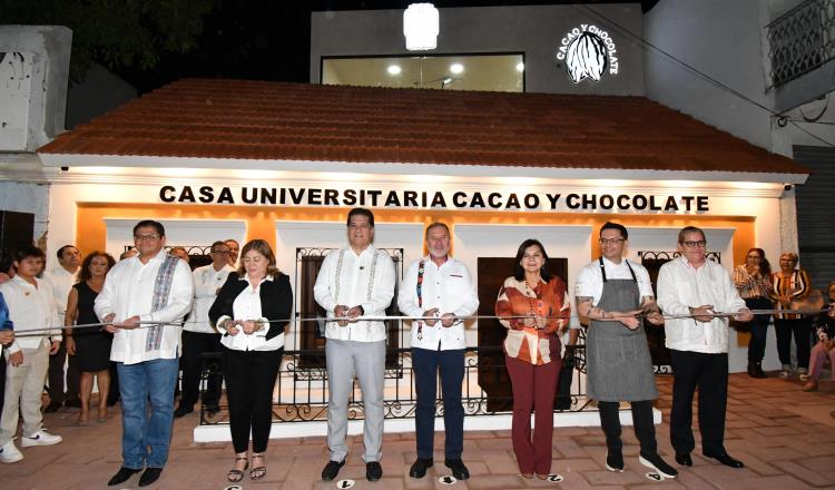 Inauguran casa del cacao y chocolate de la UJAT