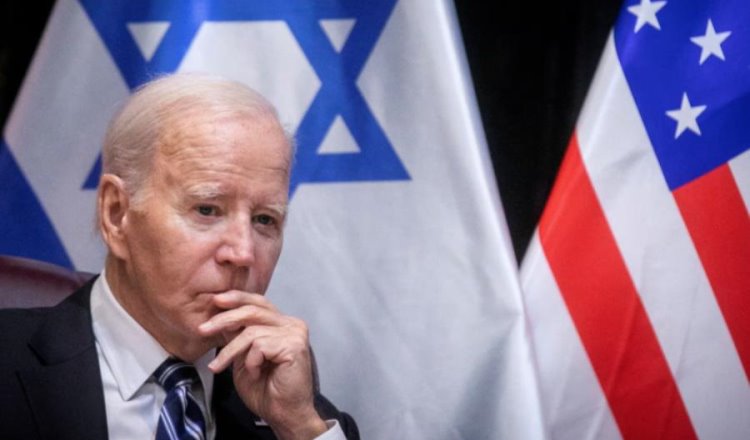 Se manifiestan en el Capitolio para exigir a Biden frenar ayuda a Israel en su guerra contra Hamás