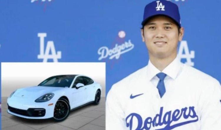 ¡Regalazo! Shohei Ohtani regala Porsche a esposa de Joe Kelly por ayudarlo a conseguir el número 17 con Dodgers