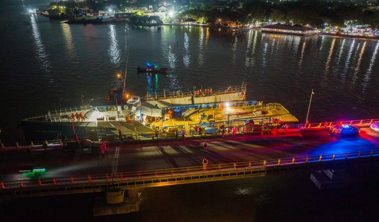 Embarcación impacta puente Zacatal en CD del Carmen; obligan a cierre parcial