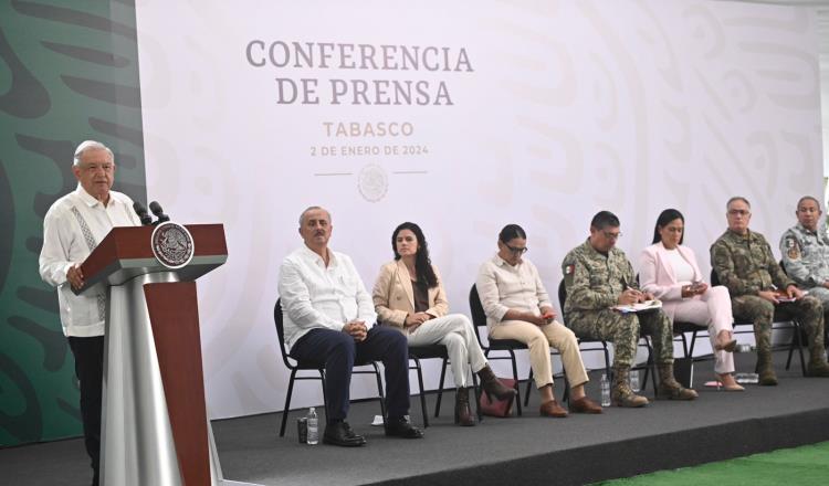 Anuncia AMLO rehabilitación de carreteras federales afectadas por obras del Tren Maya