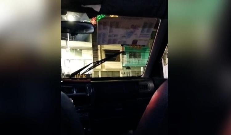 Captan a taxista realizando cobro excesivo en Villahermosa