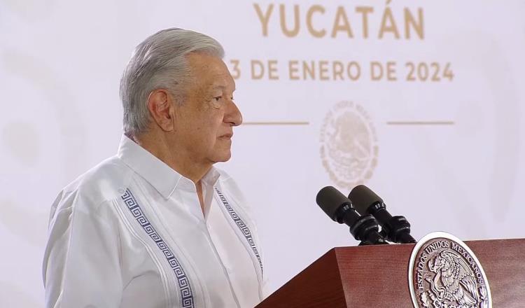 Yucatán es ejemplo nacional de seguridad: AMLO