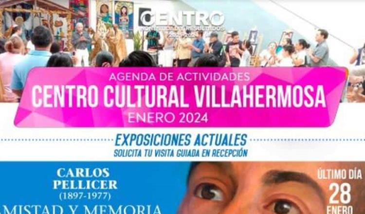 Lanza Centro calendario de actividades culturales que se realizarán durante enero