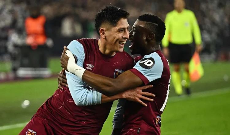 Gol de Edson Álvarez nominado al mejor del mes de diciembre del West Ham