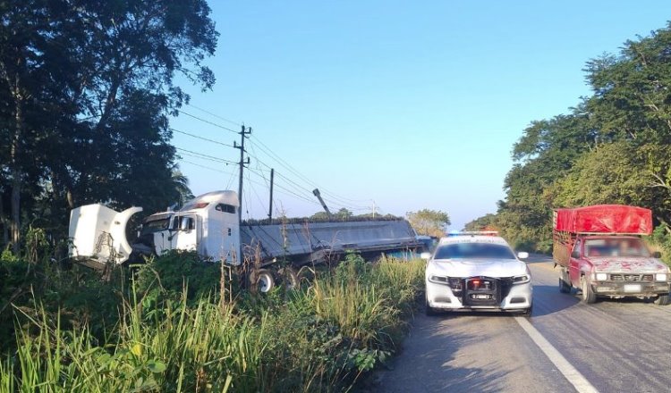 Accidentes ocasionan cierres parciales en la Villahermosa – Coatzacoalcos y Villahermosa –Escárcega