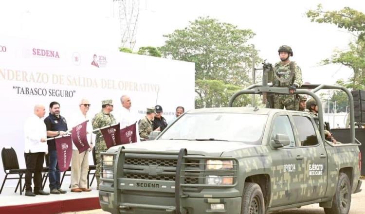 Arranca ´Tabasco Seguro´ con 2,500 elementos de fuerzas especiales