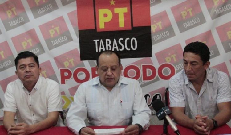 Autoridades están a tiempo de poner orden en materia de seguridad y dar certeza al proceso electoral local: PT Tabasco