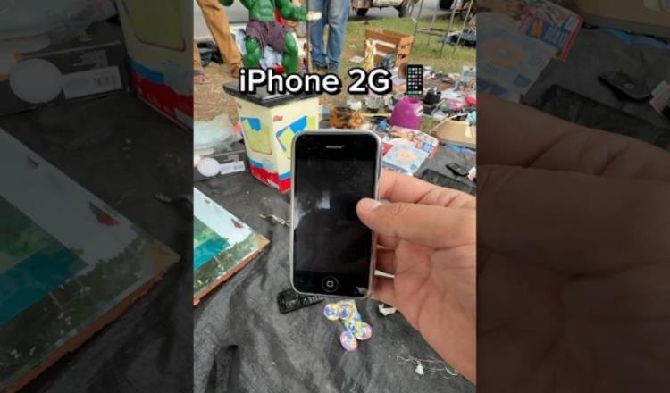 Creador de contenido compra Iphone por 20 pesos en tianguis y lo deja como nuevo