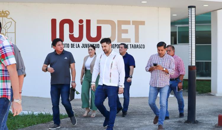 Nuevo titular del Injudet supervisa instalaciones de Ciudad Deportiva