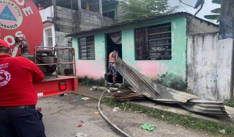 Se incendia vivienda en Asunción Castellanos