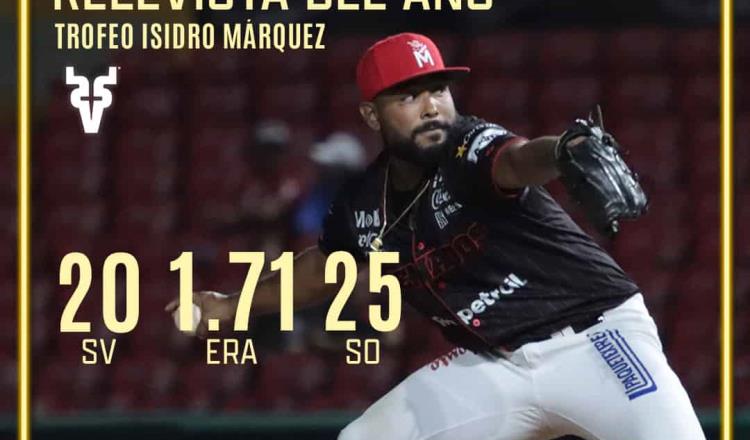 Elkin Alcalá es nombrado el relevista del año en la LMP